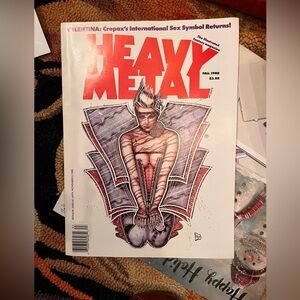 Heavy Metal Fall 1988   Graphic comic magazine